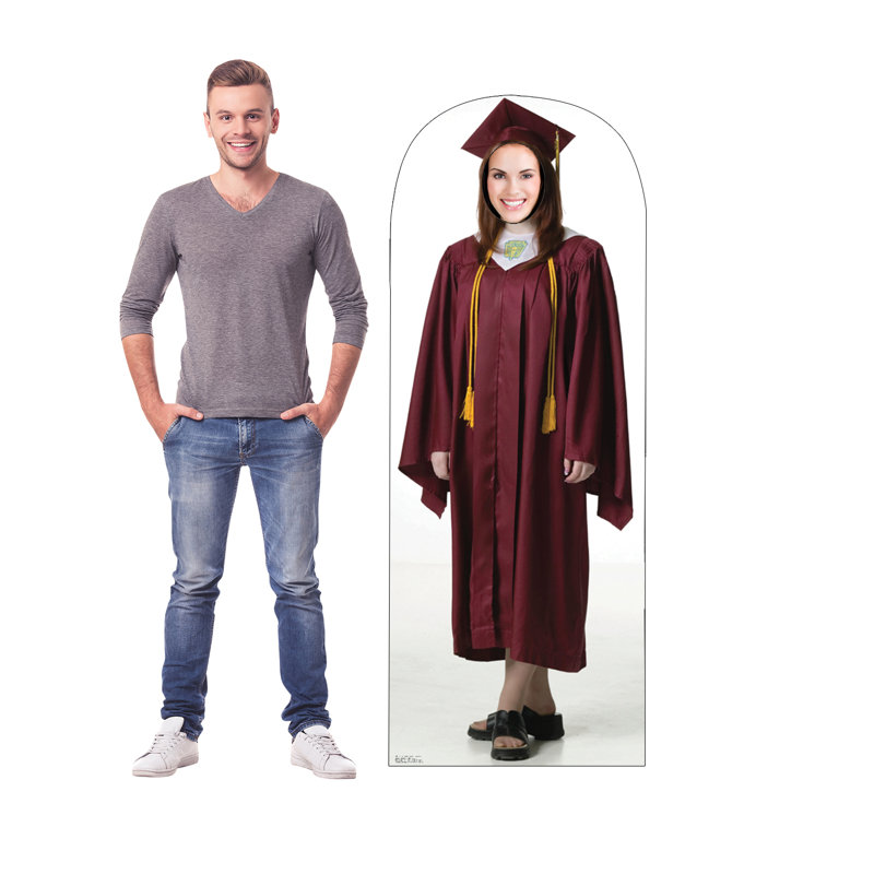 Life-Size Stand-Ins 69'' Cardboard Standup, Red
