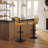 Swivel Upholstered Adjustable Height Counter Stool-88710707
