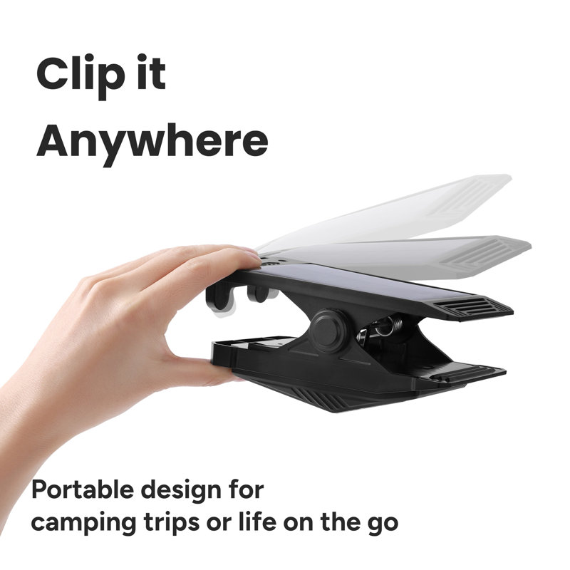 Outdoor Solar Large Clip-Anywhere Light With Motion Sensor (2-Pack)