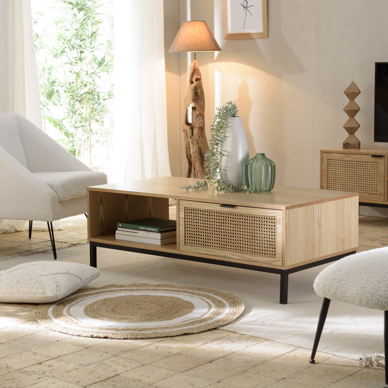Churchton Four Leg Coffee Table with Storage