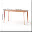 Longue table de salle à manger d'extérieur Sella, imperméable et durable pour les cours et balcons de la Villa, conception simple et élégante