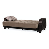 Olivo 89 in. Fabric Upholstered 3-Seater Twin 3-in-1 Sleeper Sofa Bed with Storage