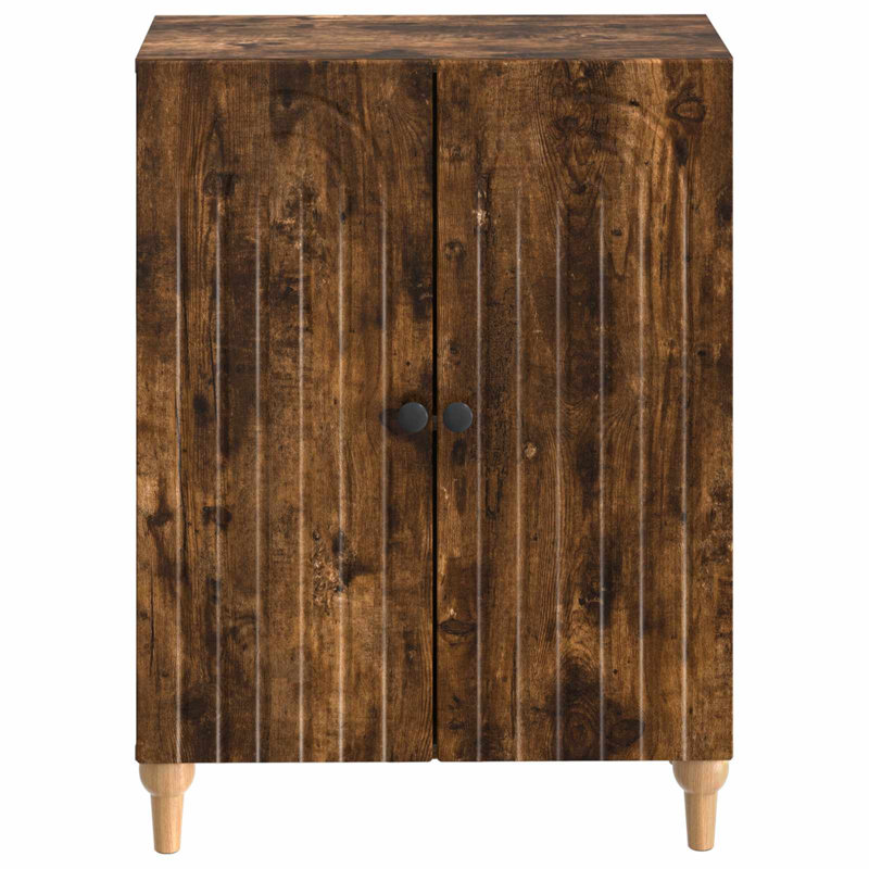 Bathroom Cabinet, Smoked Oak