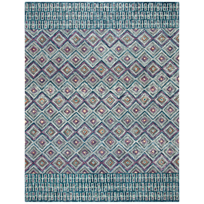 Deyoung Hand Tufted Wool Geometric Rug