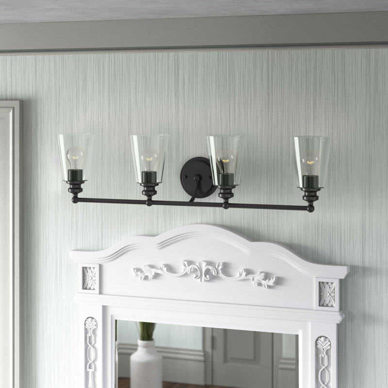Hogue 4 - Light Dimmable Vanity Light, Oil Rubbed Bronze