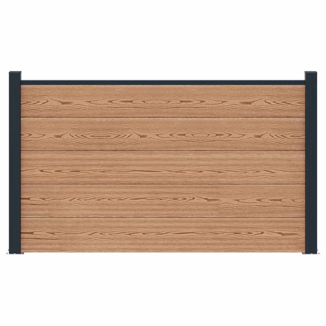 Vidaxl Fence Panel WPC Garden Barrier Edging Fencing Multi Colours Multi Sizes