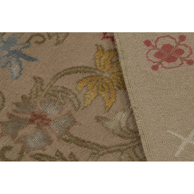 Hand Woven Wool Area Rug, Rectangle 3' x 6'