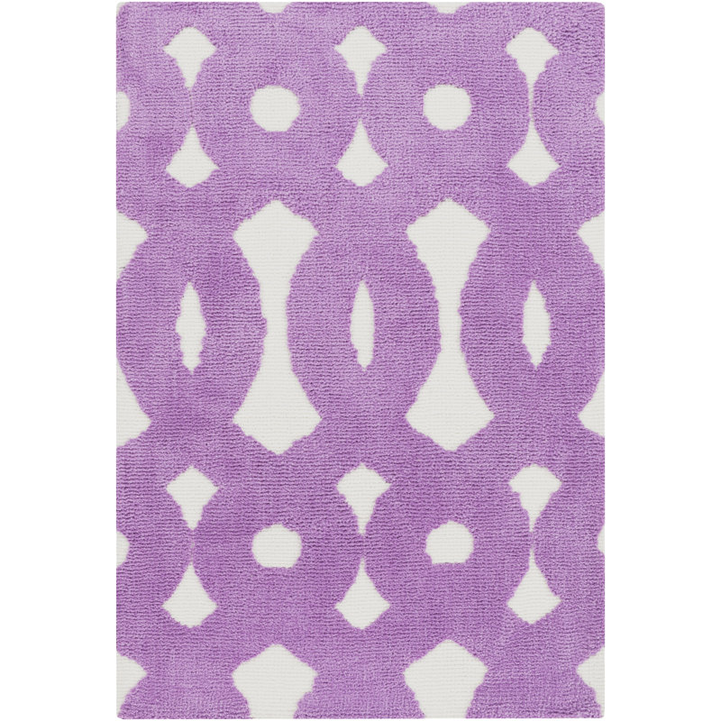 Geometric Indoor Rug, Rectangle 2' x 3'