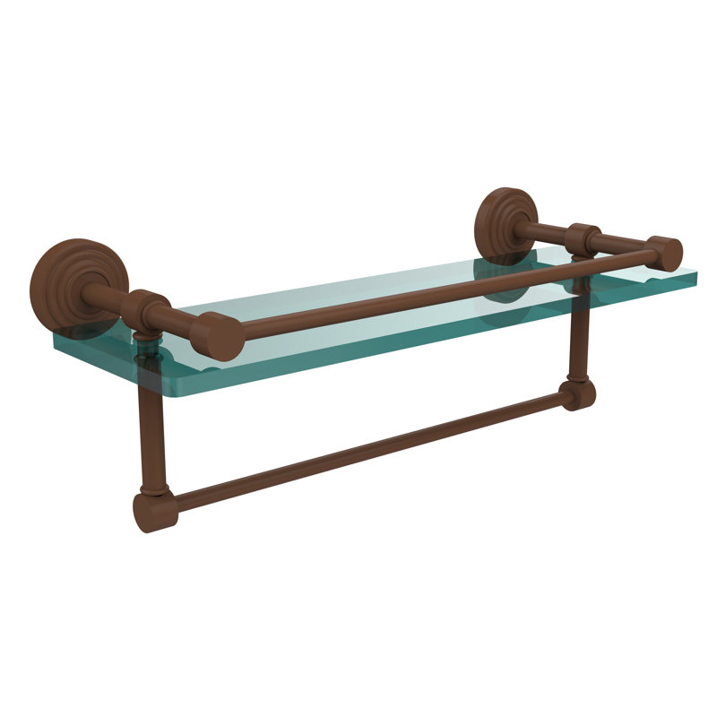 Tablette de rangement Beresford, Bronze antique, H 5 po x l 22 po x P 5 po