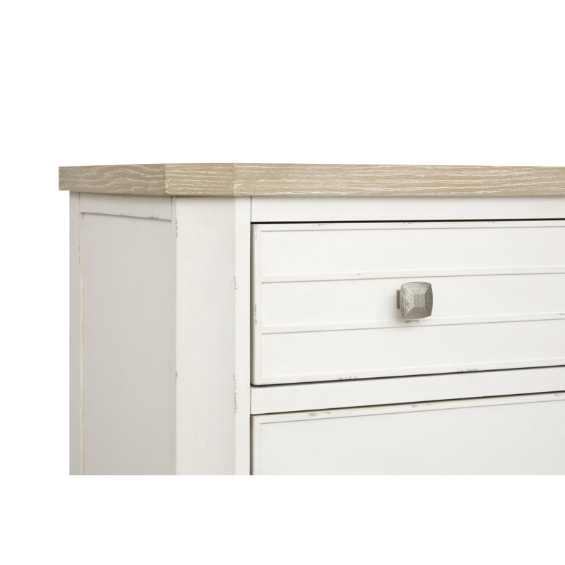 Commode à tiroirs 2 tiroirs avec miroir de paysage et commode à tiroirs Giordano, Très grand