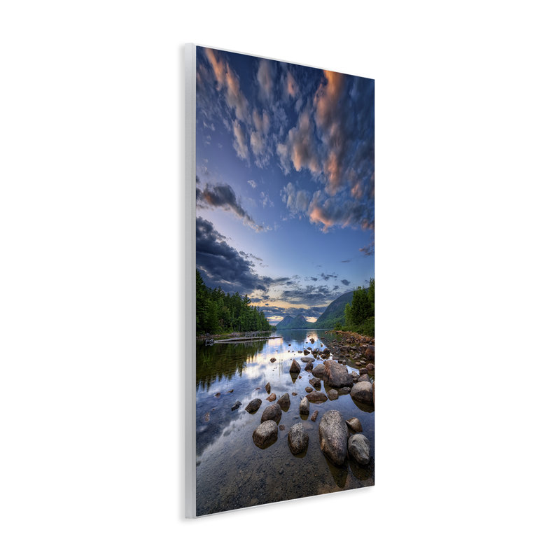 «Rocky Mountainous Shore» par Rick Berk, H 19 po x l 13 po