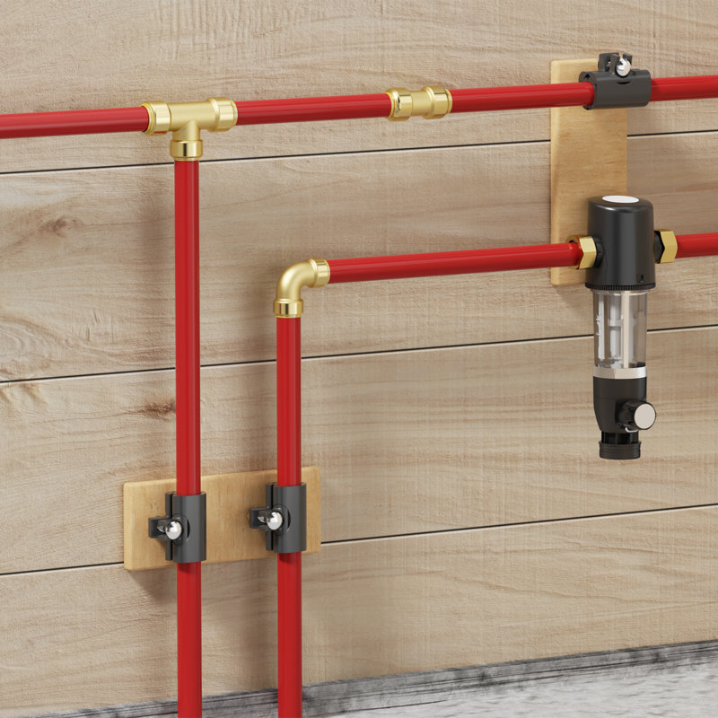 Raccords de tuyaux 1/2 "- 3/4" 12PC Laiton à passage droit pour l'air