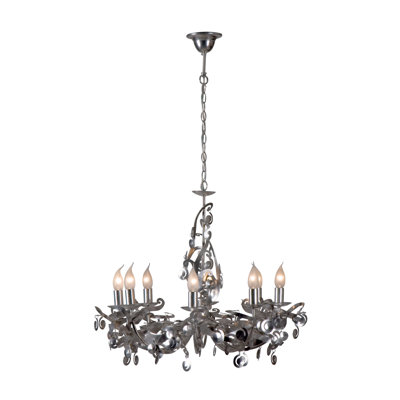 Dyar 8 - Light Candle Style Chandelier