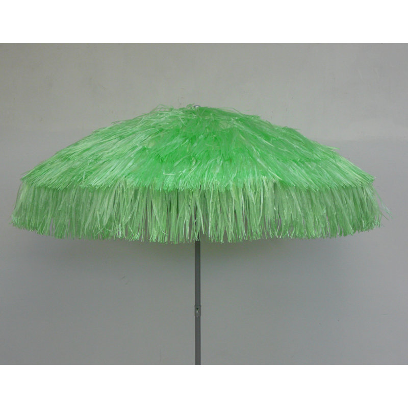 190cm Tilt Beach Parasol, Lime Green