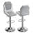 Swivel Upholstered Adjustable Height Counter Stool-1926022500