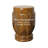 Natural Marble Cremation Urn, Brown Stone Finish, Decorative Storage Container