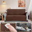 Sofa Covers Water Resistant Sofa Slipcovers 2 Seater Waterproof Reversible Anti-Slip Anti-Scratch Sofa Cover With Non Slip Elastic Straps For Dogs Cats Pets-1552247369