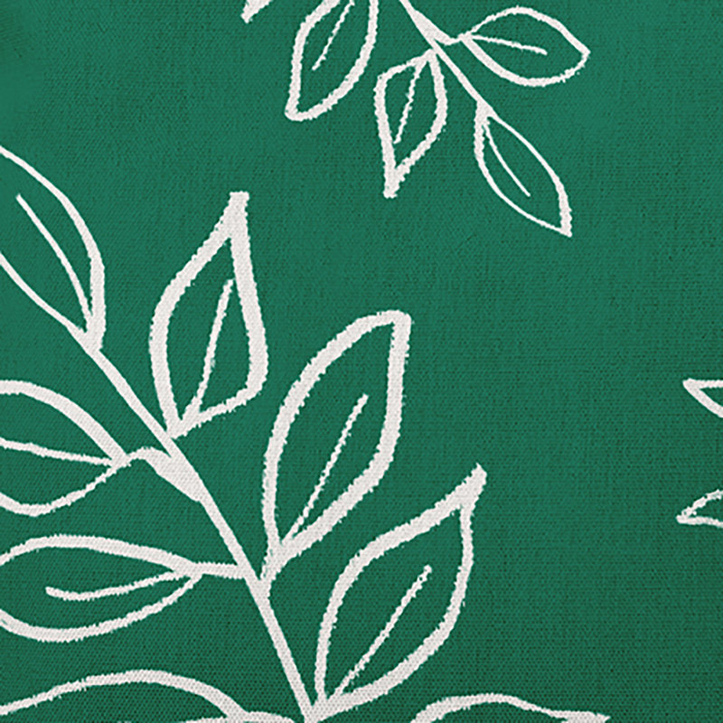 Housse et insert de coussin en polyester Breeland, 16 po x 16 po, Vert pré, Polyester/ Bourre en polyester
