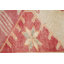 Tapis de couloir unique en laine noué à la main Oushak rouge / beige des années 2010 de 2 pi 9 po x 12 pi 2 po Ninive