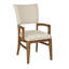Chaise avec accoudoirs rembourrée Contour