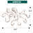 Decorative Cast Iron Octopus Key Holder with 6 Hooks for Wall