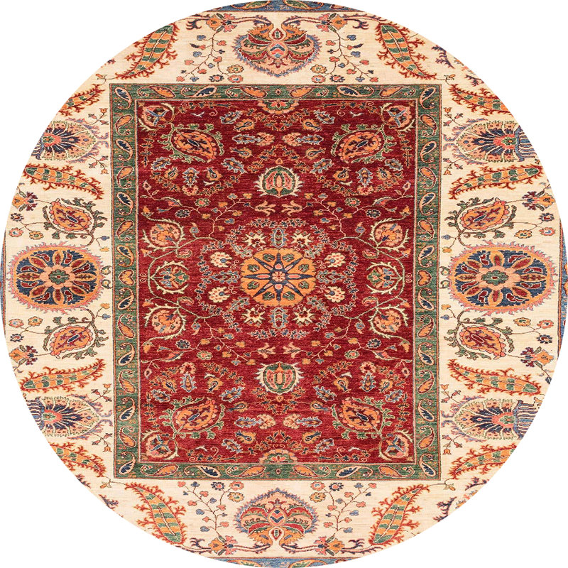 Tapis abstrait 4097, Rond 5 pi