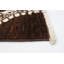 Tapis brun foncé en laine noué à la main de conception unique 18 pi 9 po 9 po x 13 pi 8 po New Age