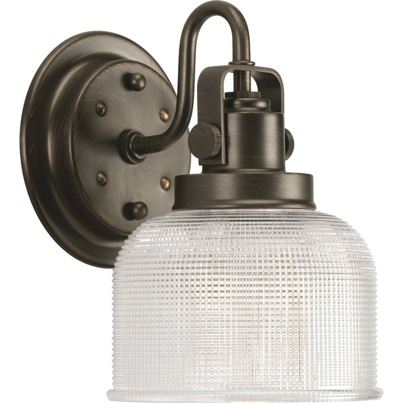 Wortman Armed Sconce, Venetian Bronze