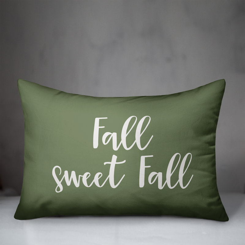  Coussin Fall, Vert
