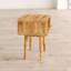 Oliveira 45cm W Solid Wood Bedside Table