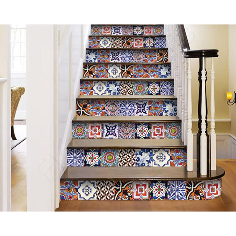 Vinyl Peel and Stick Tile Decals, 8"