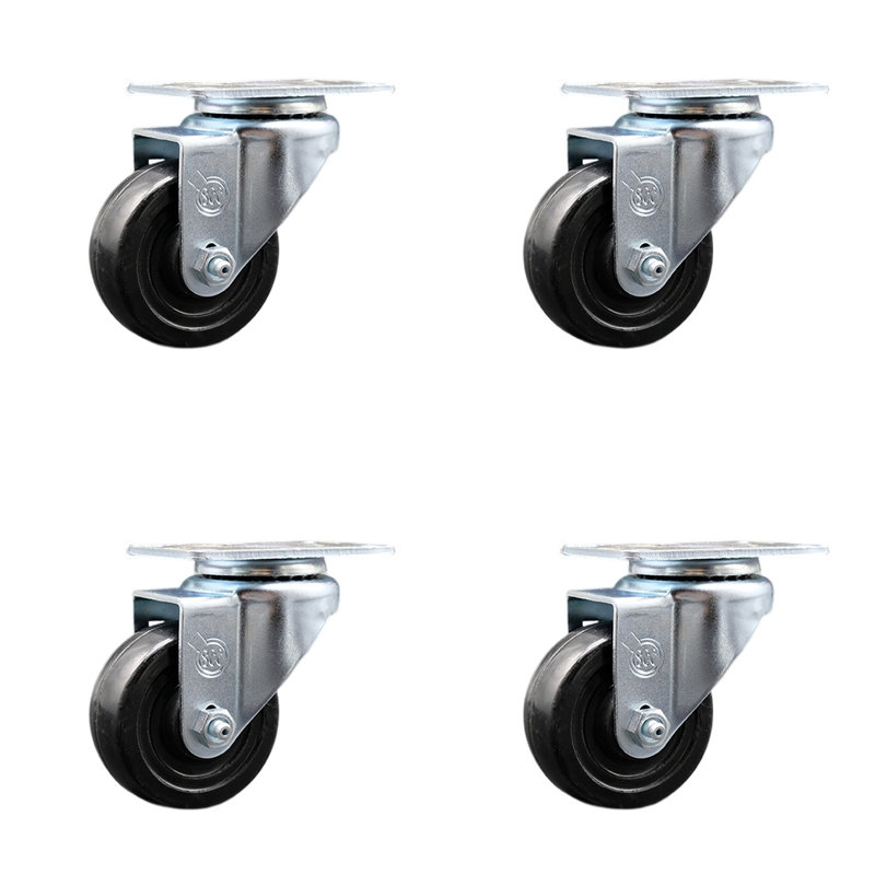Ensemble de roulettes en acier inoxydable SS