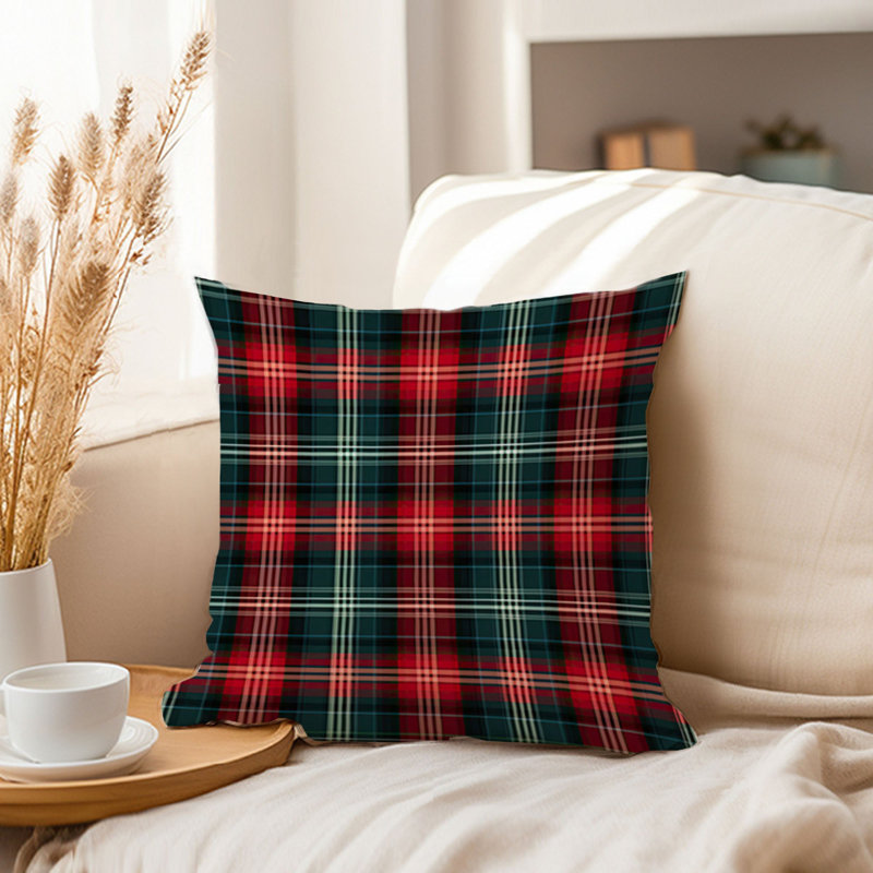 Plaid Pattern VI Modern, 18"H x 18"W