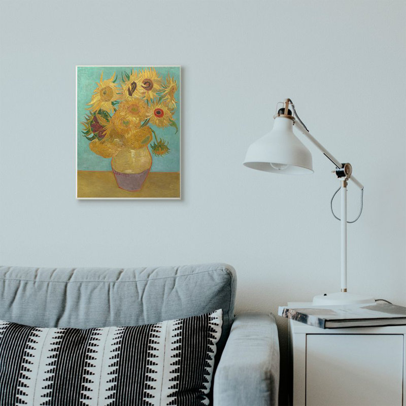 «Van Gogh Sunflowers Post Impressionist» par Vincent Van Gogh, reproduction d'art, Plaque murale, H 18 po x l 12 po