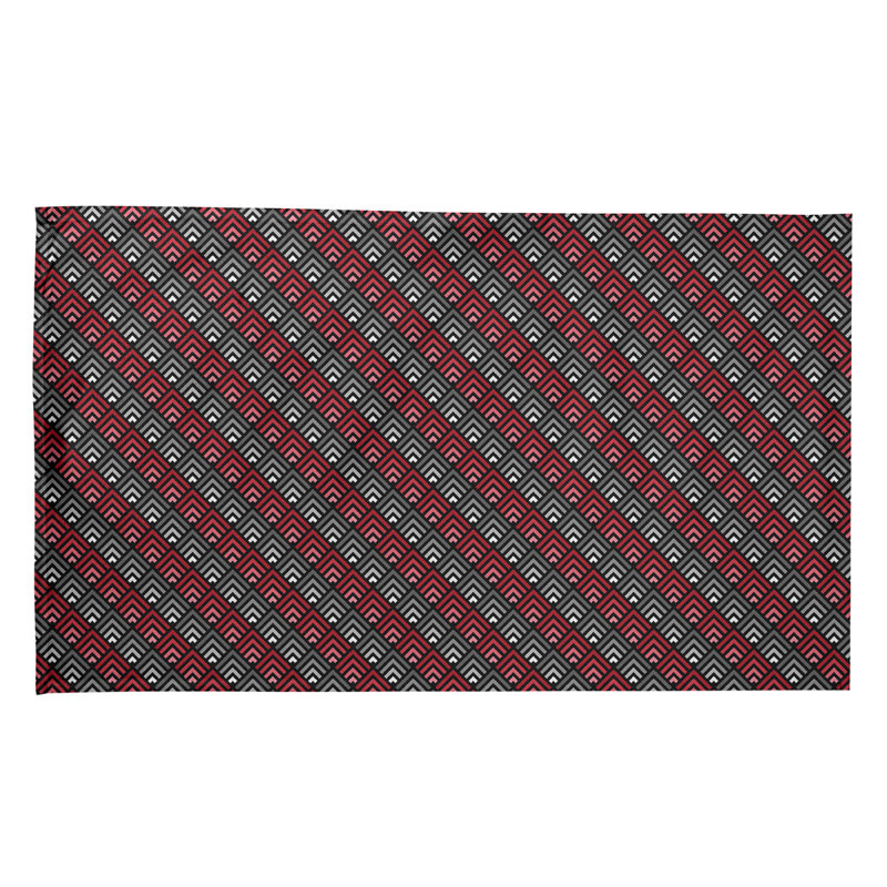 Mcguinness Tea Towel Kitchen Towel, Cotton Twill, Cherry/Coin