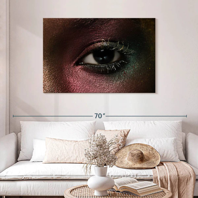 Shuttleworth Dramatic Eye Makeup, 30" H x 45" W