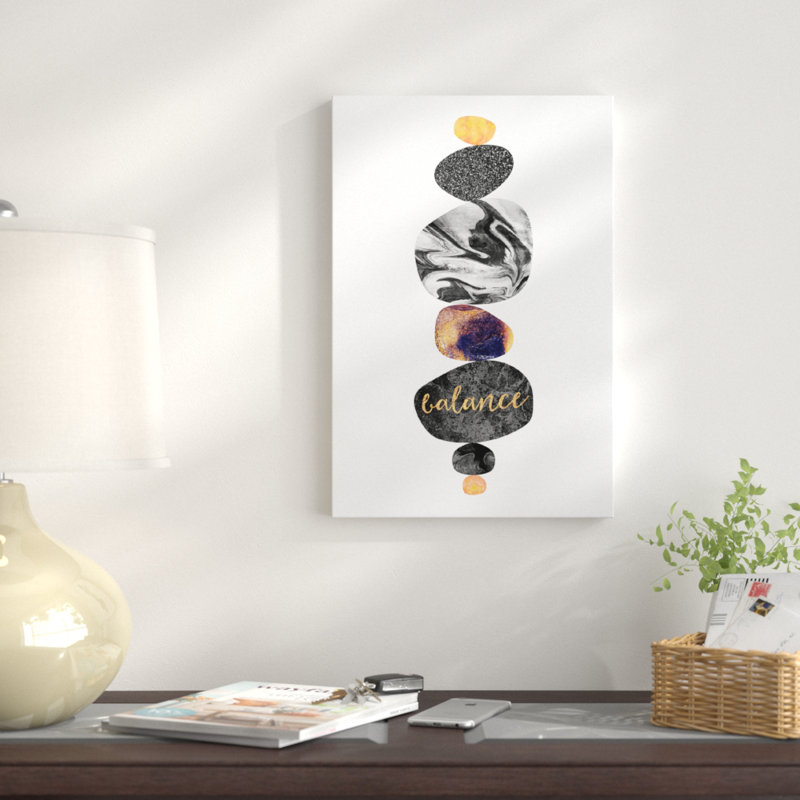 « balance », impression sur toile tendue, H 18 po x l 12 po x P 1,5 po