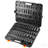 Impact Sockets Set 59Pcs 6-Point 3/8" & 1/2" Drive Bit Ratchet Tool Kit