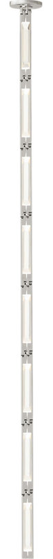 Catena 57 Pendant, Polished Nickel, 3000 Kelvins, Surface