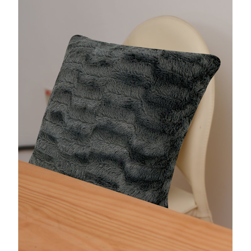Madison Faux Fur Throw Pillow