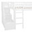 Stairway Twin Size Loft Bed With Two Drawers And Slide-118098468