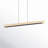 Sally 1 - Light Black, Wood LED Kitchen Island Pendant