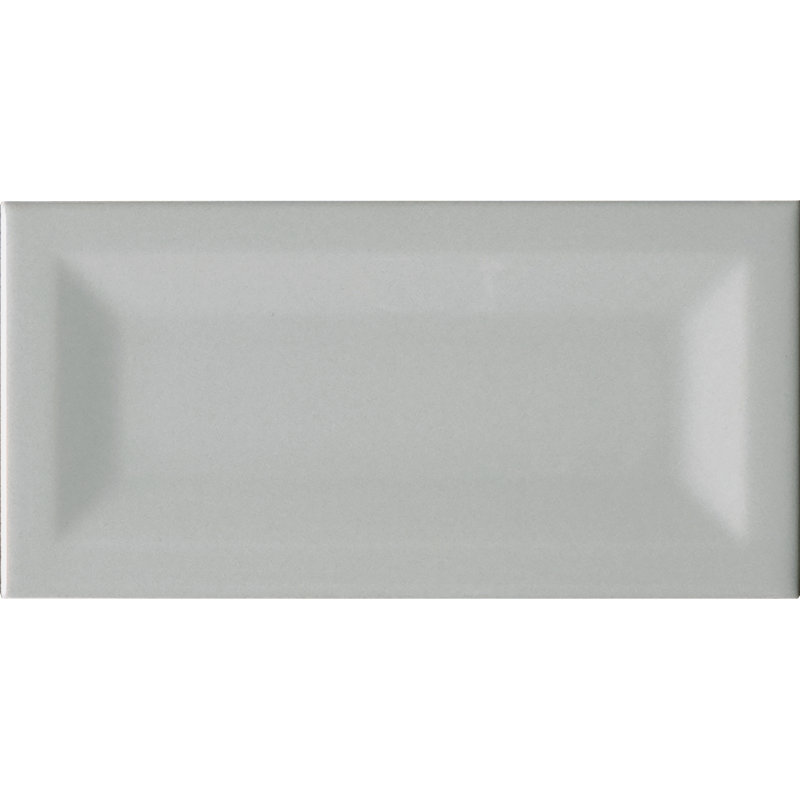 Carrelage mural biseauté inversé en céramique lustrée 3 po x 6 po Se segment Stone, Pierre