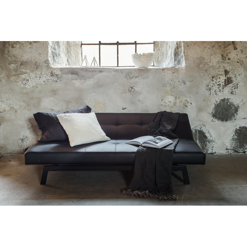 Berke 2 Seater Sofa Bed, Black