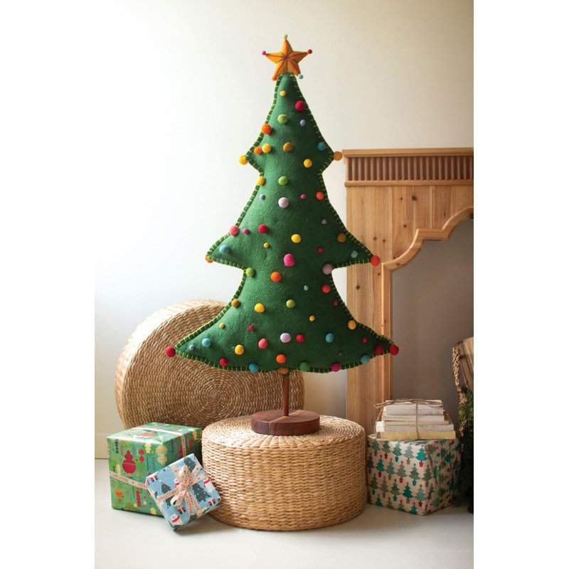 Grand arbre de Noël en feutre Kalalou