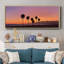 Coucher de soleil de Santa Monica, reproduction d'art sur toile-1761723163-1761723165