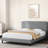 Upholstered Bed Frame with Adjustable Headboard-1965812330-1965812331