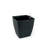 2-Pack Self-Watering Planter - Hand Woven Wicker - Thin Square - Espresso-3231927