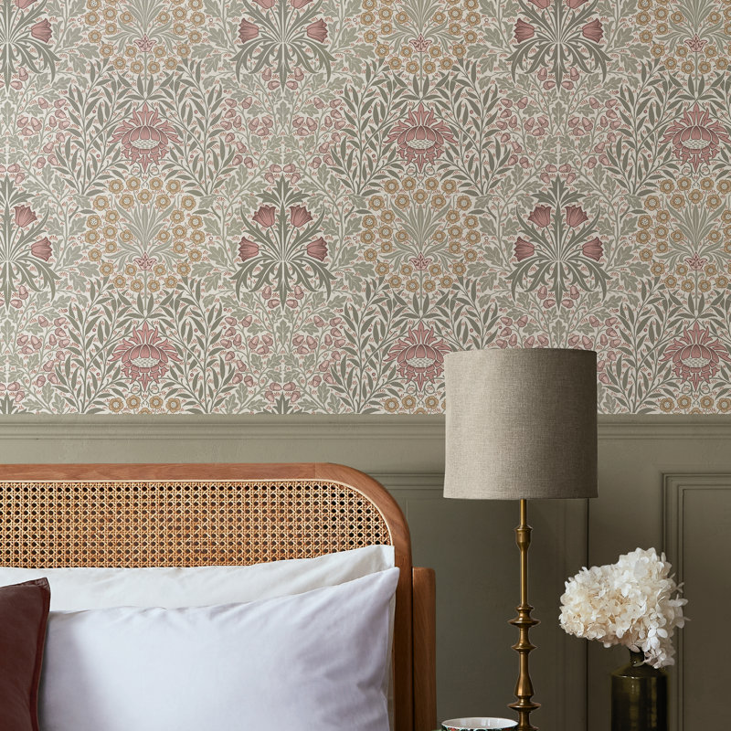 William Morris at Home Oak & Willow Sage Wallpaper
