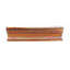 Atmosphere 2 in. x 8 in. Iridescent Recycled Glass Handmade Trim Decorative Wall & Pool Tile-72887004